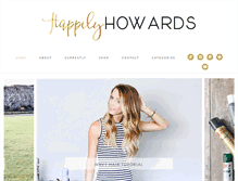 Tablet Screenshot of happilyhowards.com